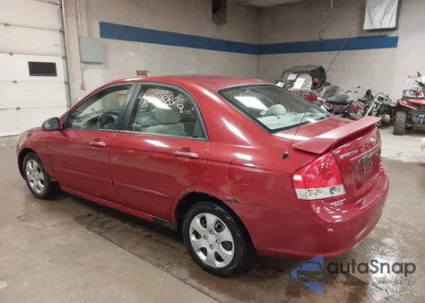 2008 Kia Spectra Ex from USA, damaged, VIN KNAFE121785547558